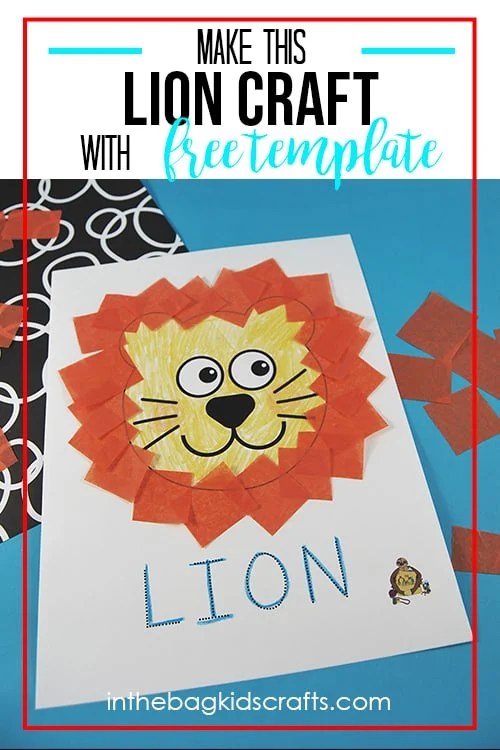 Printable Lion Craft 