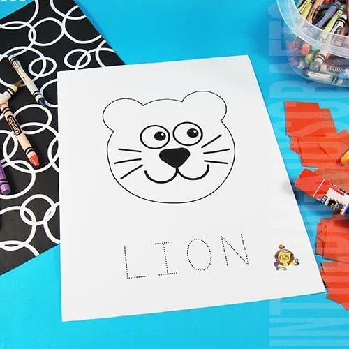 lion craft step 1