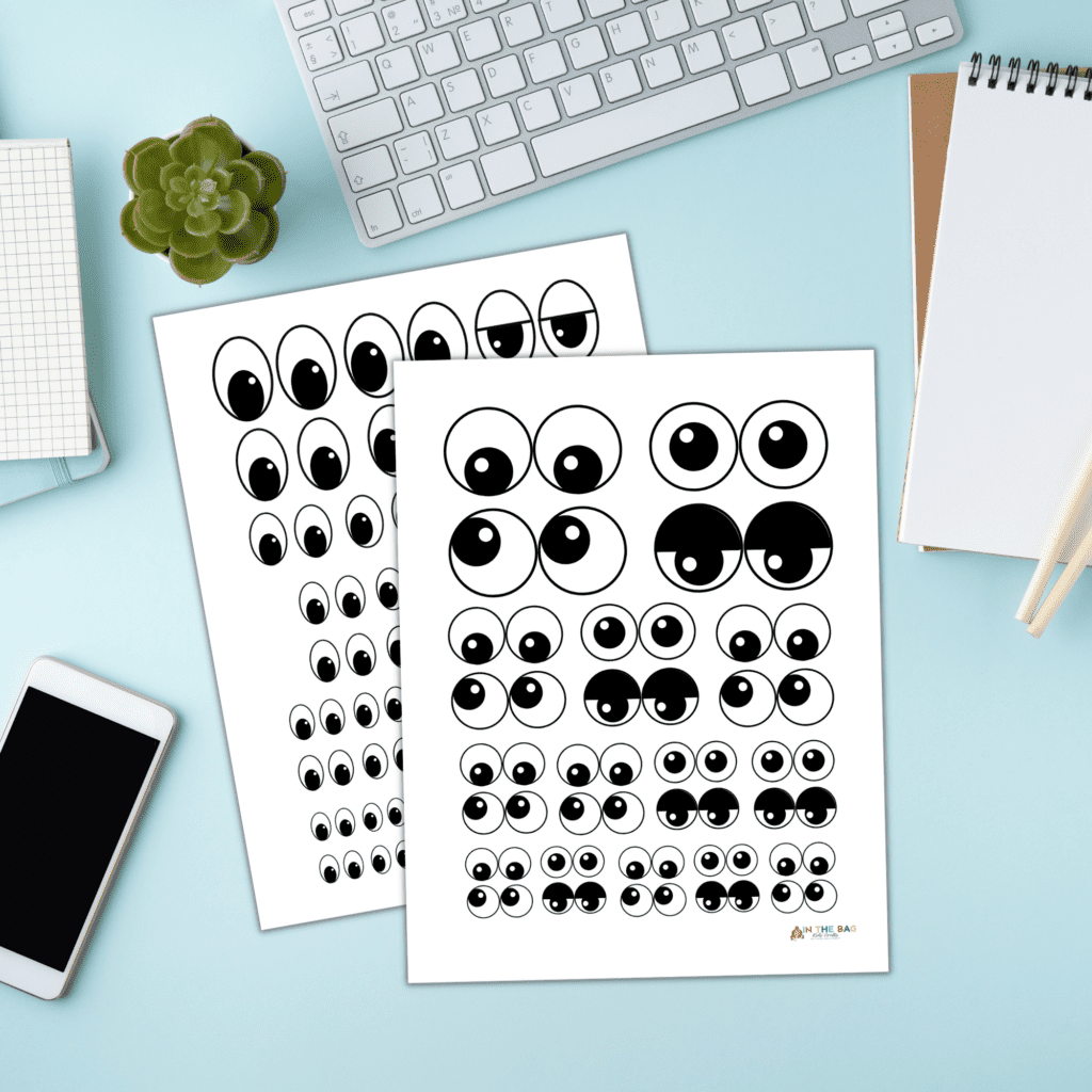 Printable paper Eyes