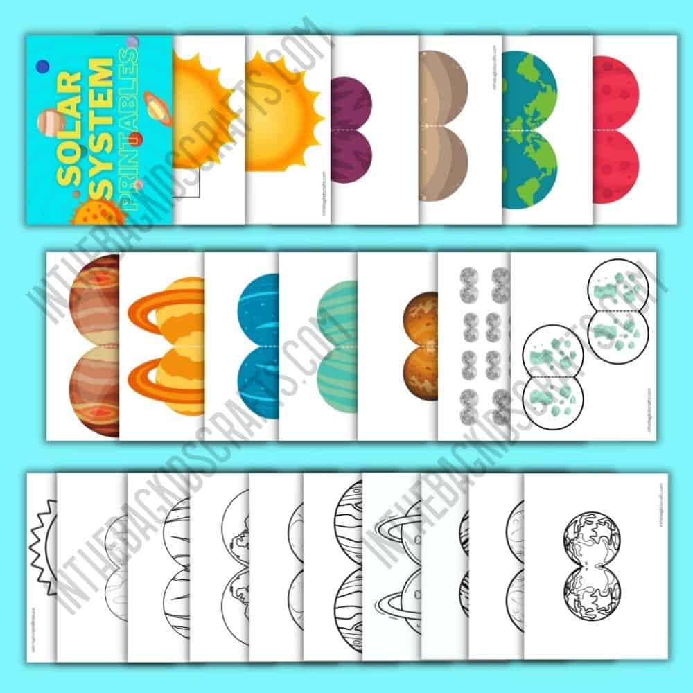 free printable solar system cut outs