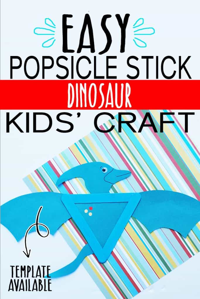 EASY DINOSAUR CRAFT FOR KIDS PTERODACTYL