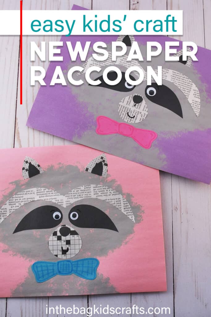 Raccoon Craft for Kids 