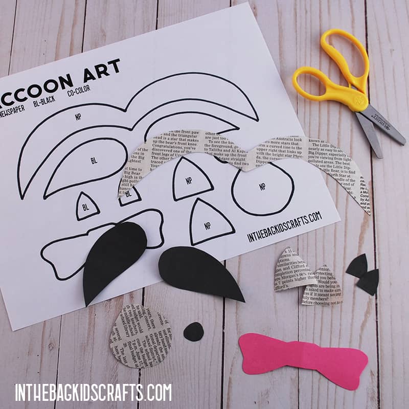 Raccoon Craft Step 2