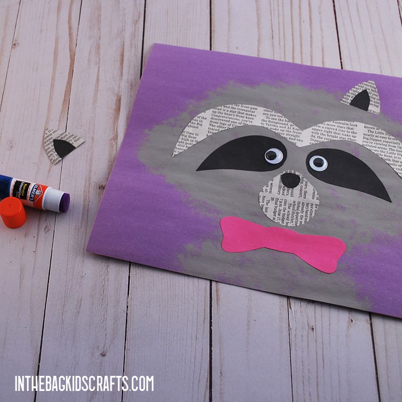 Raccoon Craft for Kids Step 3