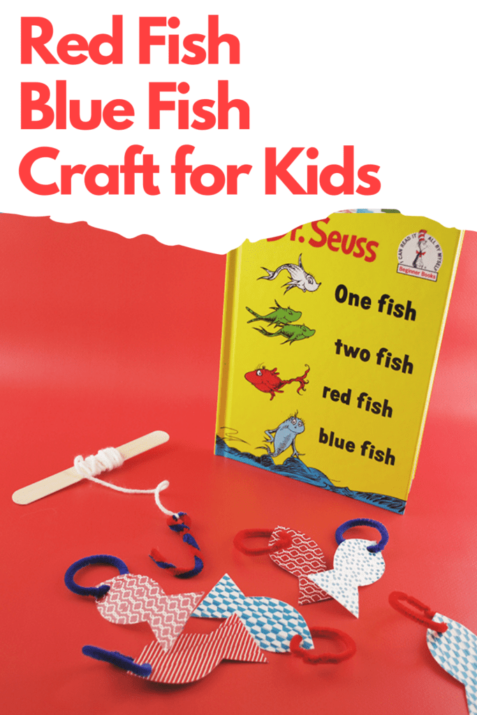 RED FISH BLUE FISH CRAFT FOR KIDS 