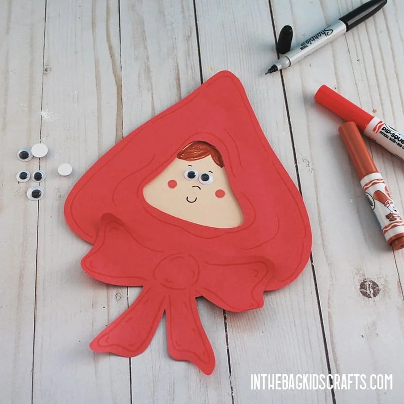 LITTLE RED RIDING HOOD CRAFTS STEP 4