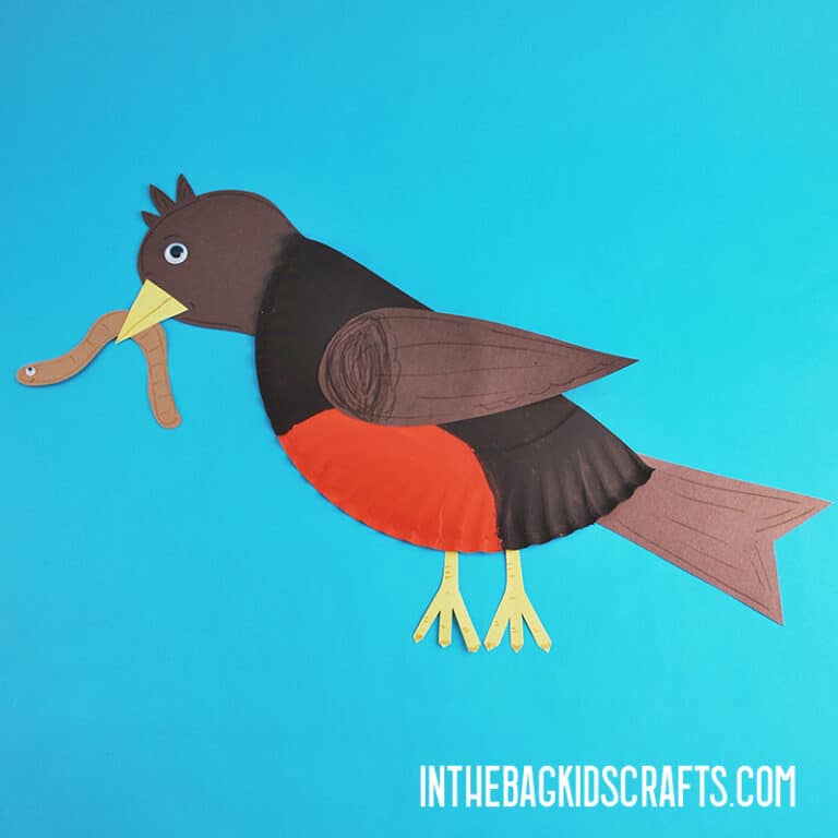 PAPER PLATE ROBIN CRAFT