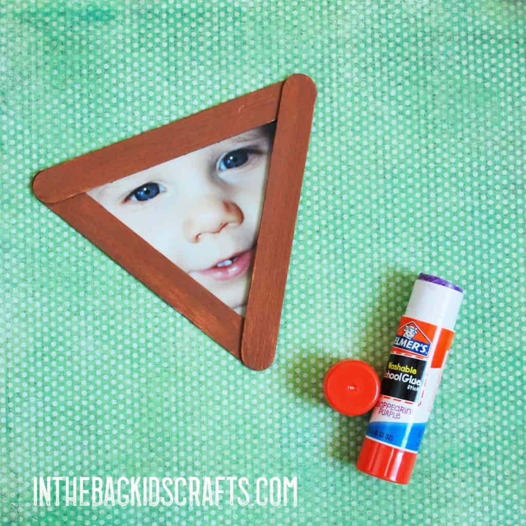 glue the picture in place 
