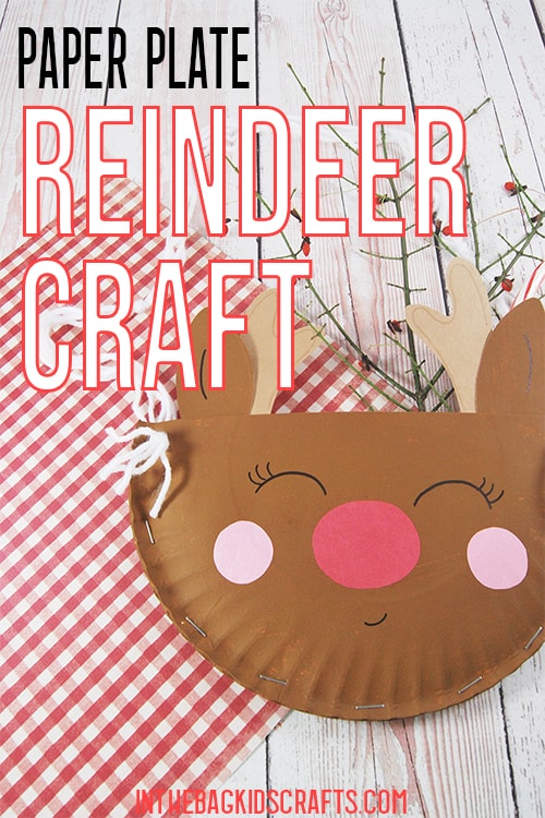 Paper Plate Reindeer Craft