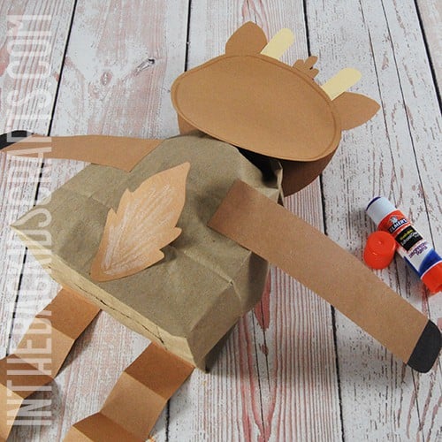 Reindeer Craft Step 8