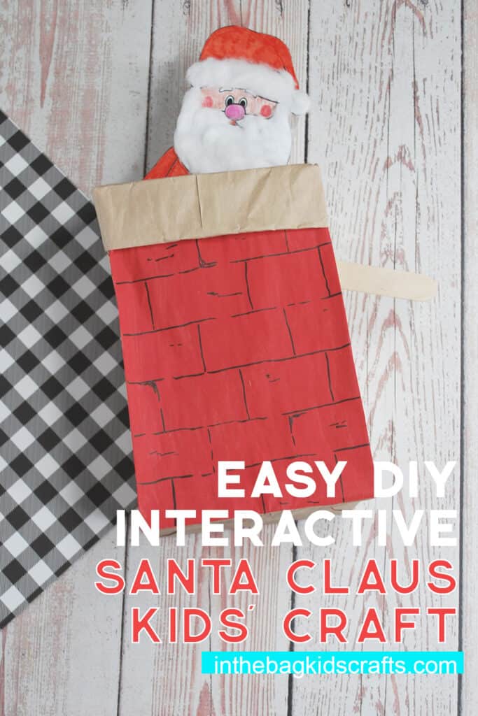 SANTA CLAUS PAPER CRAFT FOR KIDS 