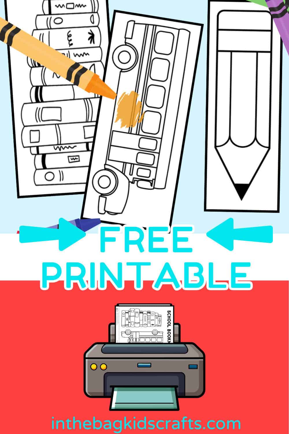 Free Printable Back to School Bookmarks