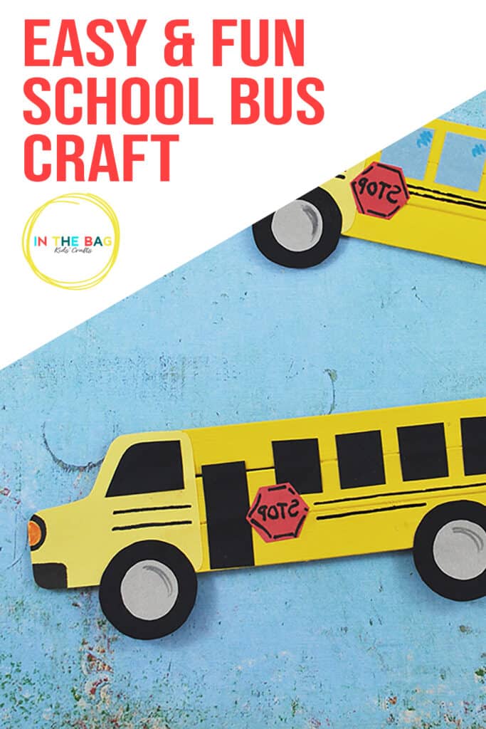 EASY SCHOOL BUS CRAFT