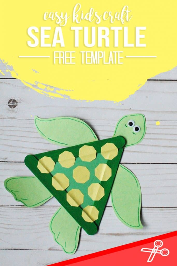 SEA TURTLE CRAFT FOR KIDS 