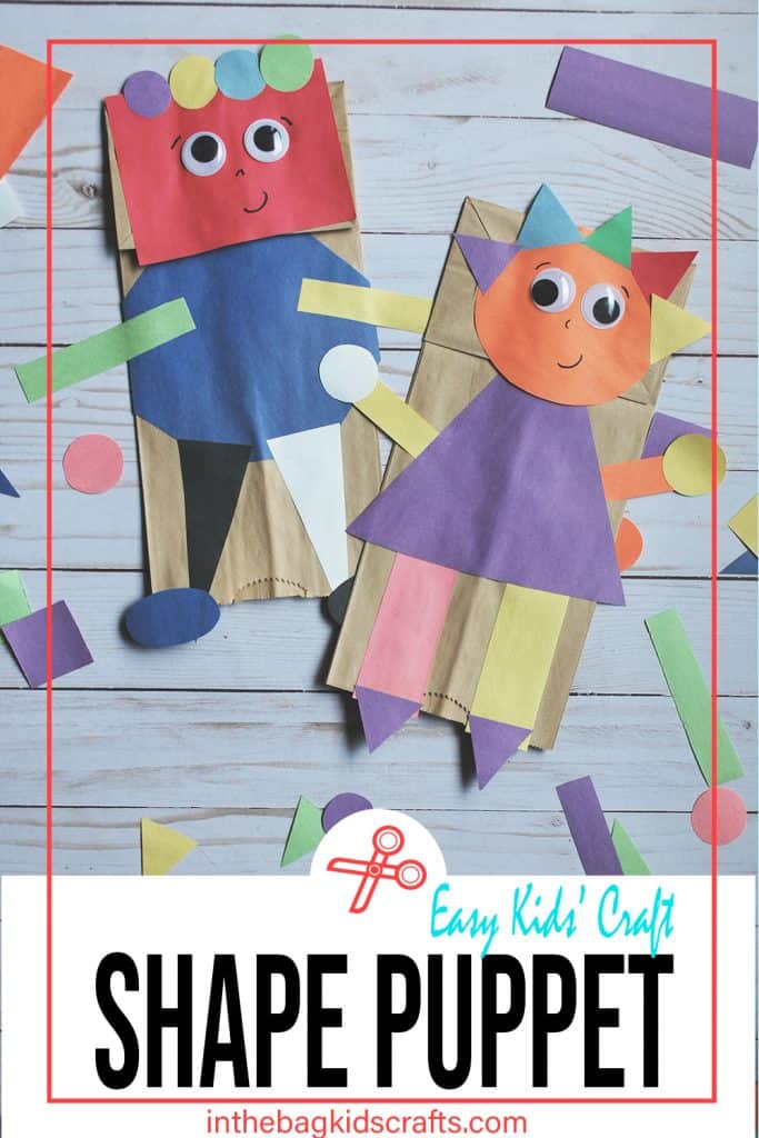 SHAPE PAPER BAG PUPPETS