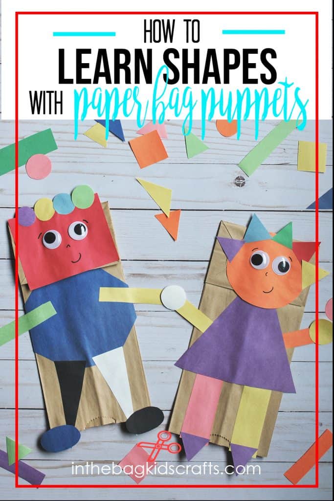 SHAPE PAPER BAG PUPPETS
