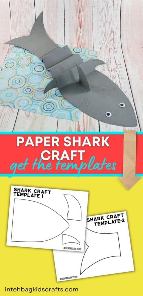 PAPER SHARK CRAFT FOR KIDS PINTEREST IMAGE 