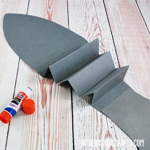 PAPER SHARK CRAFT STEP 5