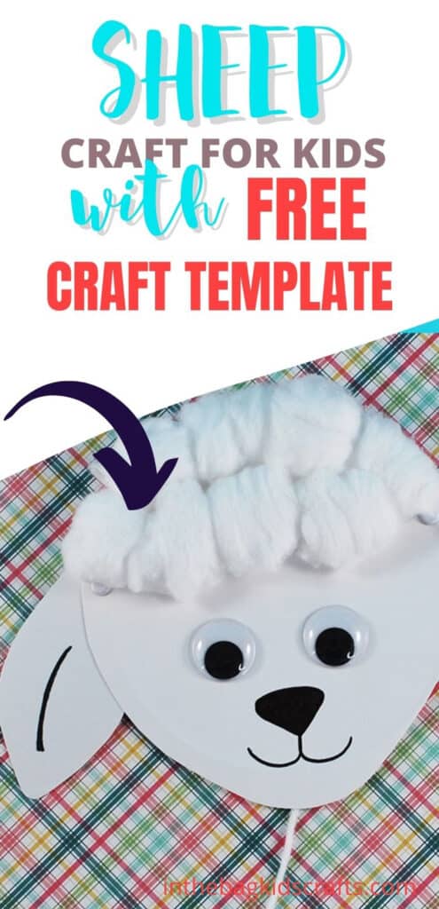 SHEEP CRAFT WITH COTTON BALLS 