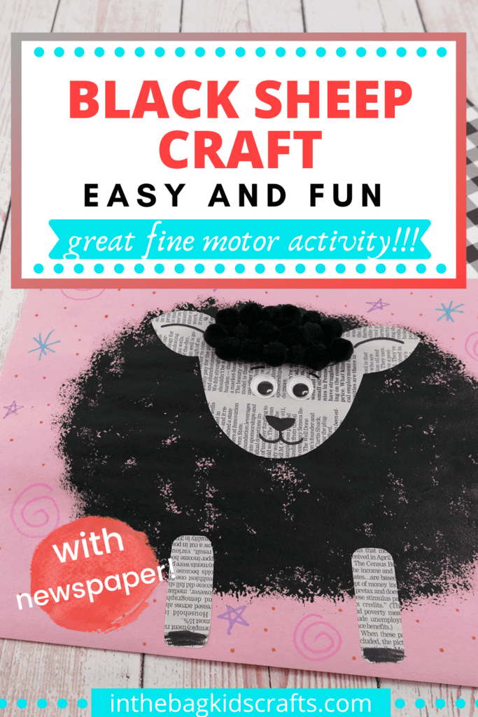 black sheep craft for kids 