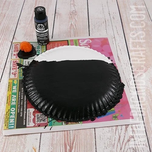 PAPER PLATE SHEEP CRAFT STEP 1