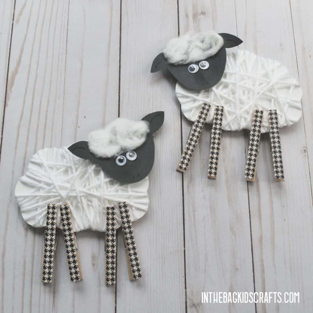 EASY SHEEP CRAFT FOR KIDS