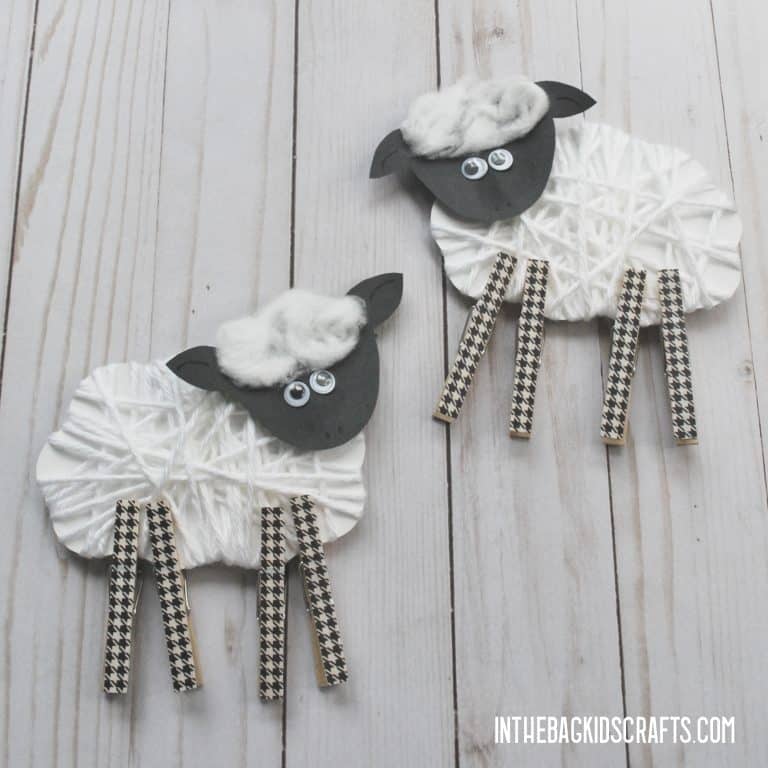 EASY SHEEP CRAFT FOR KIDS