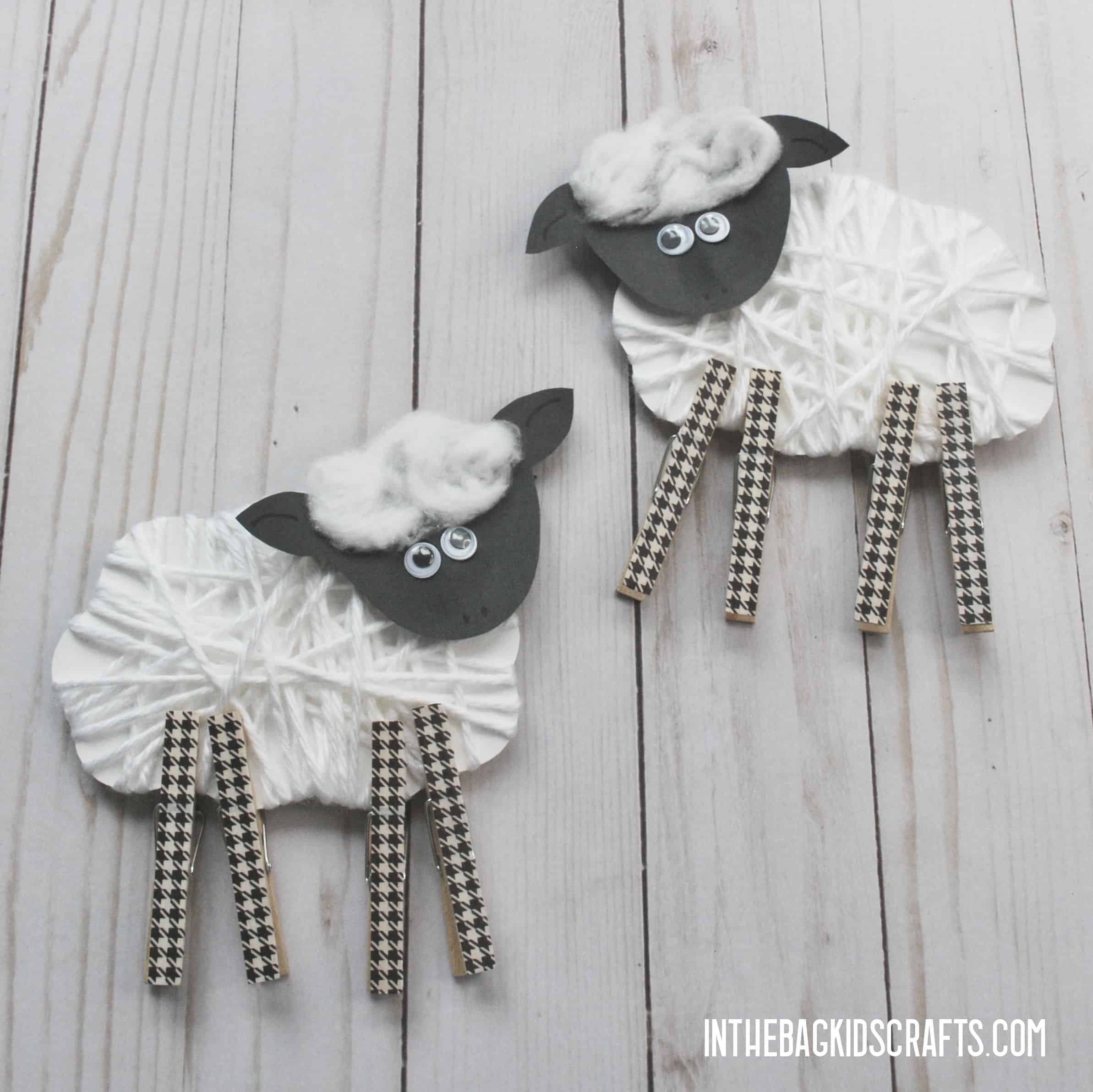 EASY SHEEP CRAFT FOR KIDS