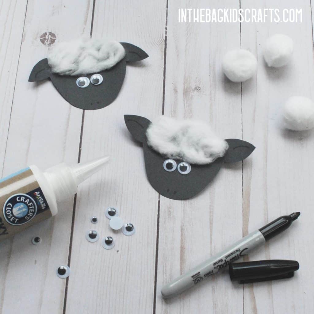 EASY SHEEP CRAFT FOR KIDS STEP 3