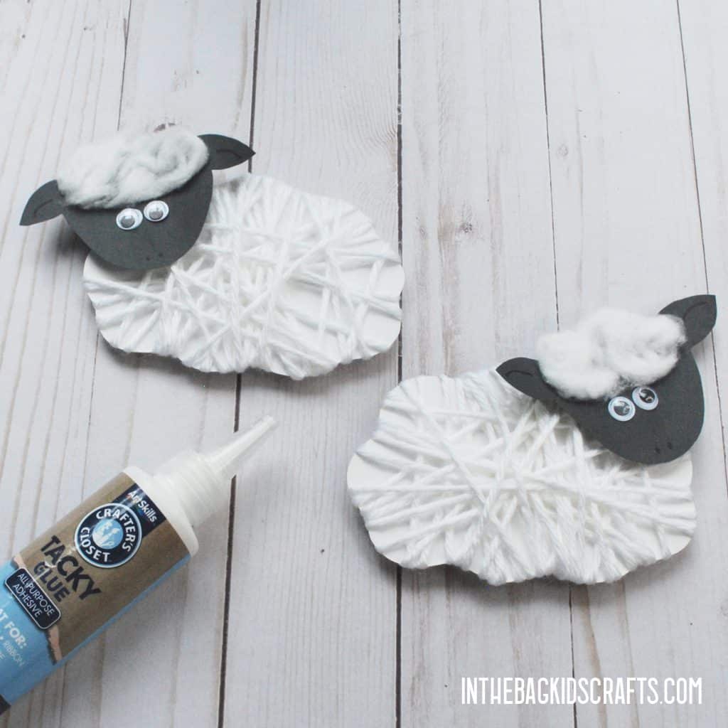 EASY SHEEP CRAFT FOR KIDS STEP 3B