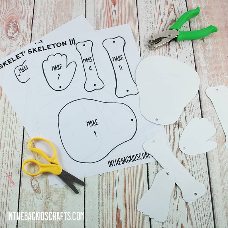 EASY SKELETON CRAFT STEP 2