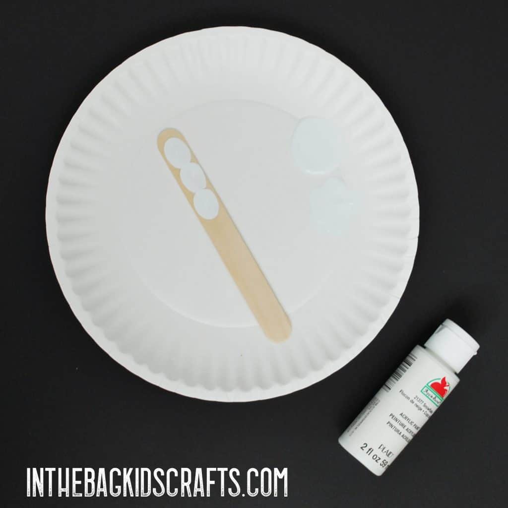 Paint the fingerprint snowman 