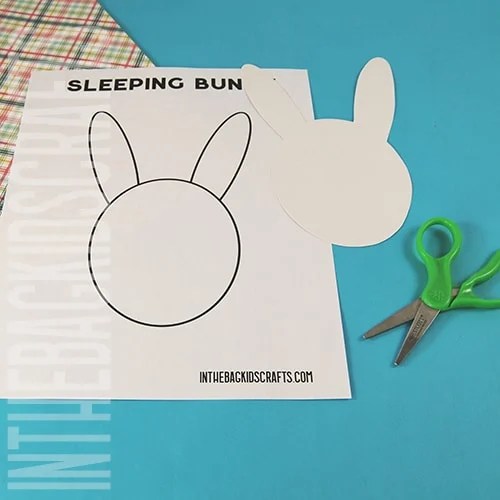 Bunny craft step 2
