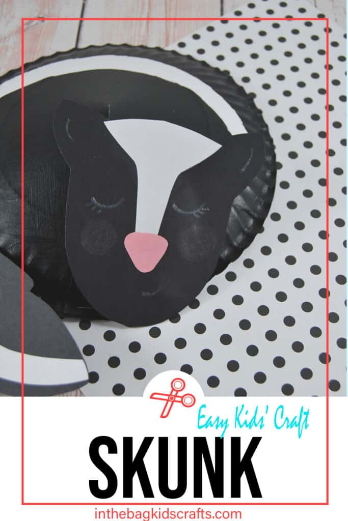 Easy Paper Plate Craft for Kids Skunk 