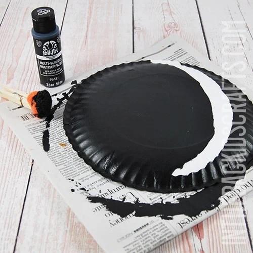 PAPER PLATE SKUNK CRAFT 