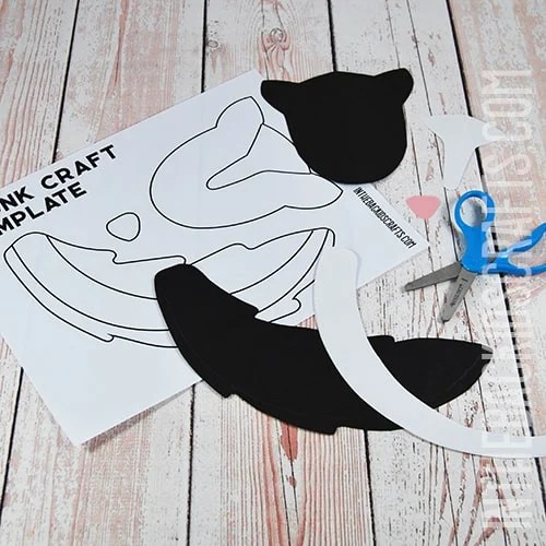 PAPER PLATE SKUNK CRAFT 