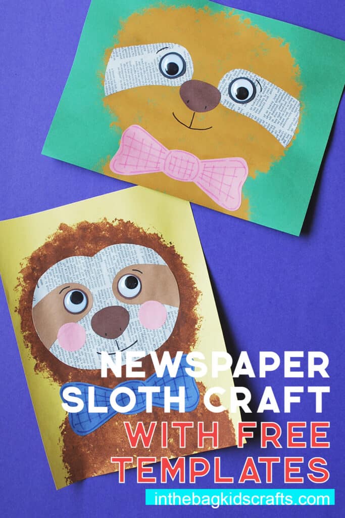 SLOTH CRAFT FOR KIDS 