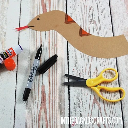 snake craft step 6