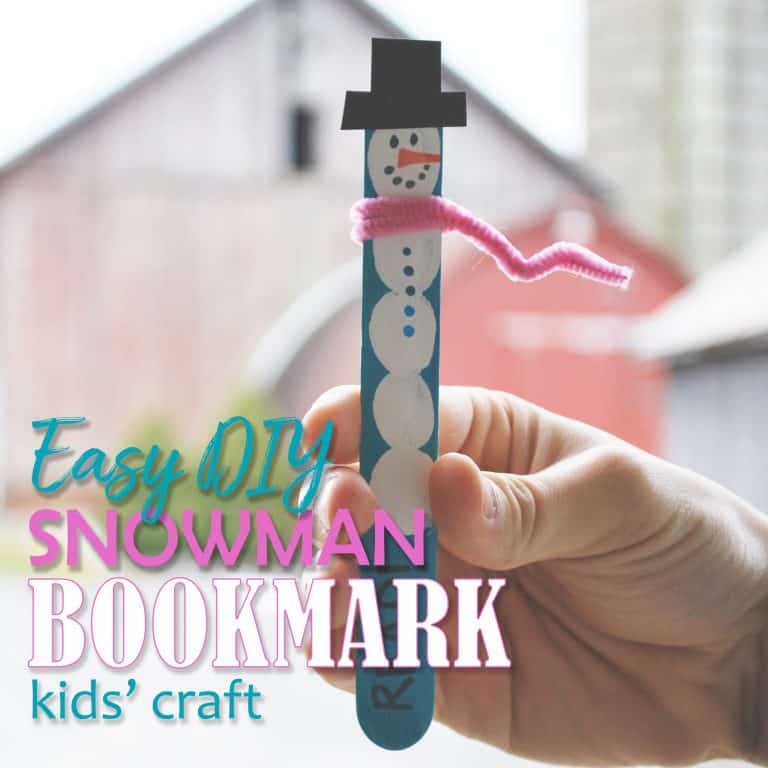 Snowman Bookmark