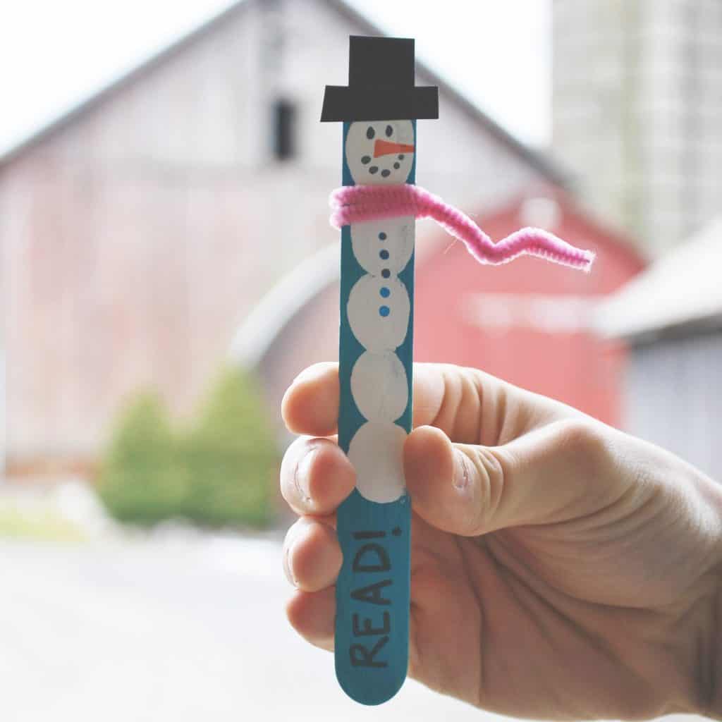 SNOWMAN BOOKMARK