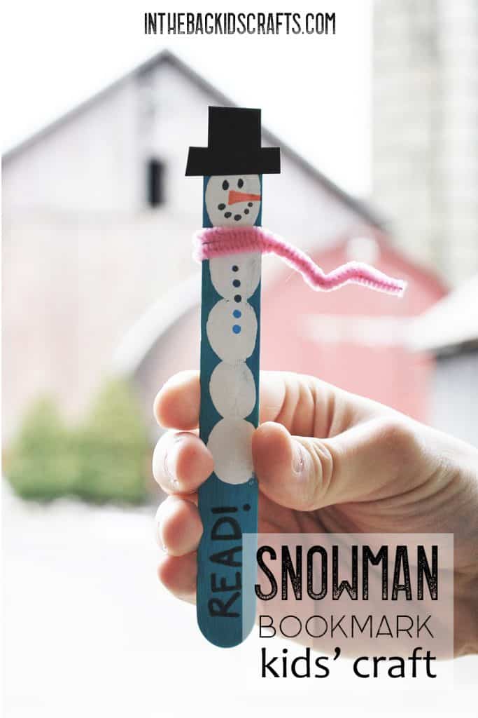 Snowman Bookmark 