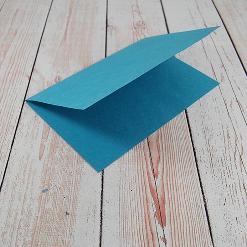 snowman card craft step 1
