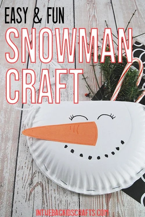 Snowman Craft for Preschoolers