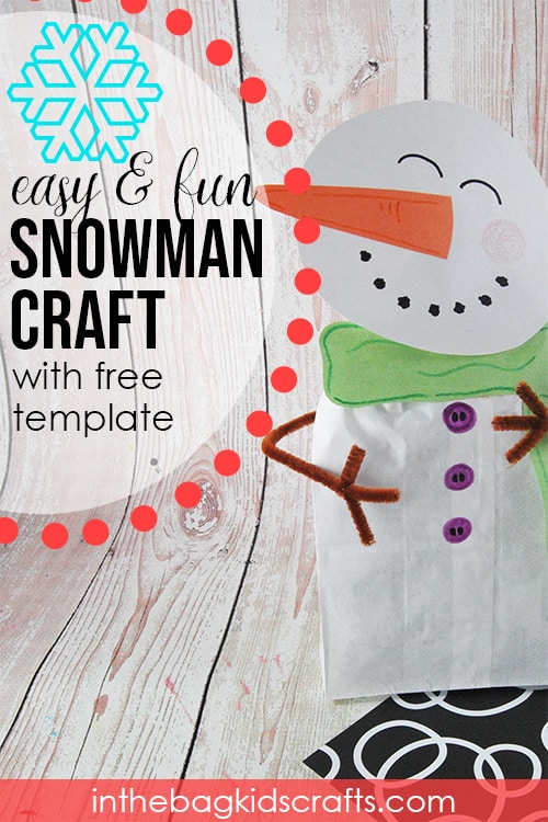 Snowman Craft for Kids 