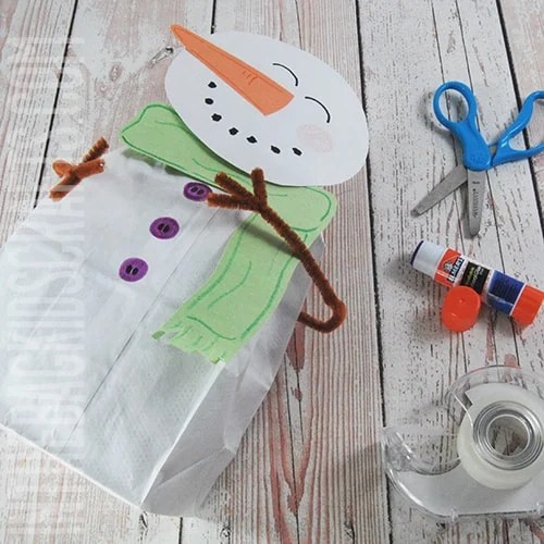 Snowman Craft Step 4