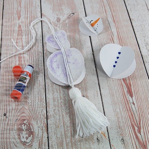 Snowman Craft for Kids Step 5