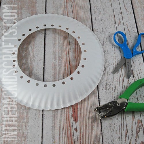 paper plate snowman craft for kids with lacing middle 