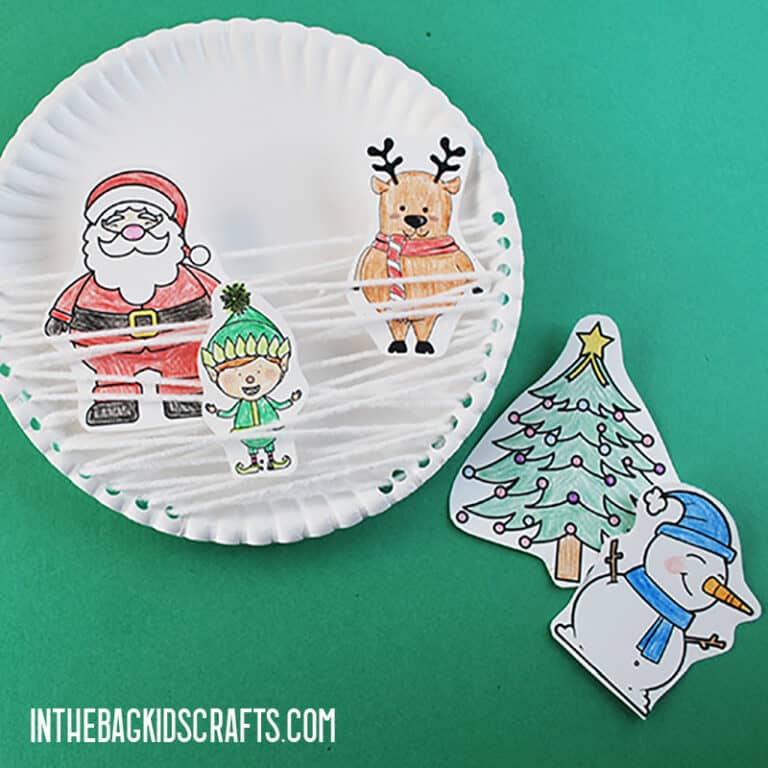 PAPER PLATE CHRISTMAS CRAFT