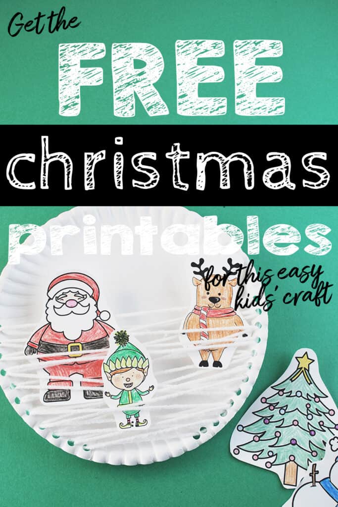 PAPER PLATE CHRISTMAS CRAFT 