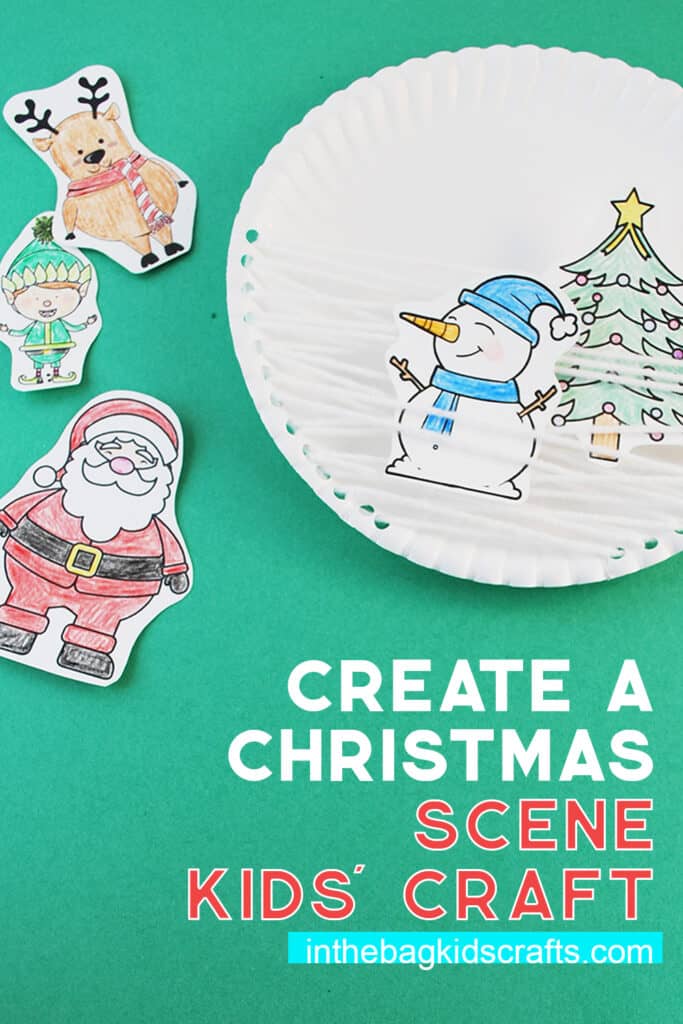 PAPER PLATE CHRISTMAS CRAFT 